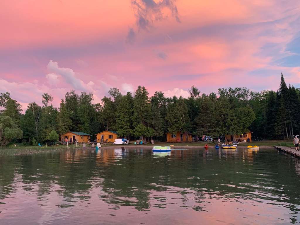 Sunrise over Deer Lake at The Pineridge Resort